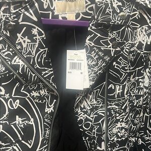 Michael Kors Black and White Women's Jacket